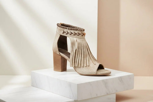 Bettina Fringe Suede Mule HatCountry
