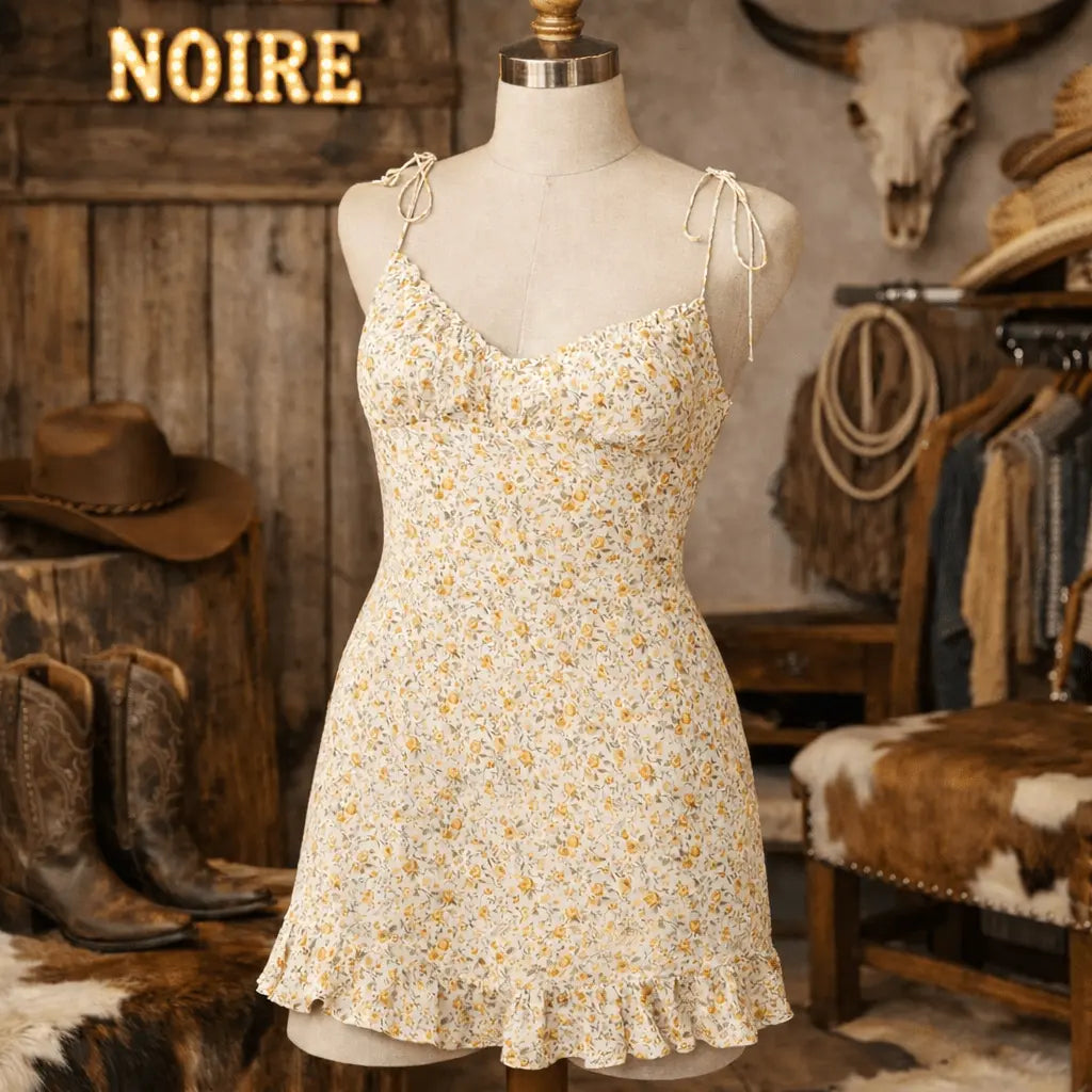 Cowgirl Sunset Sundress Noire West